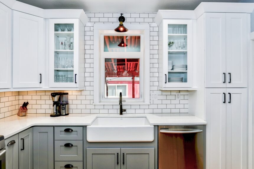 Utilizing vertical space with custom cabinets